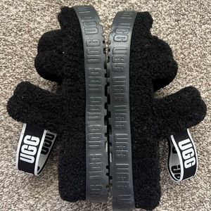 Black Ugg Oh Flufflita Women’s Slides/Shoes